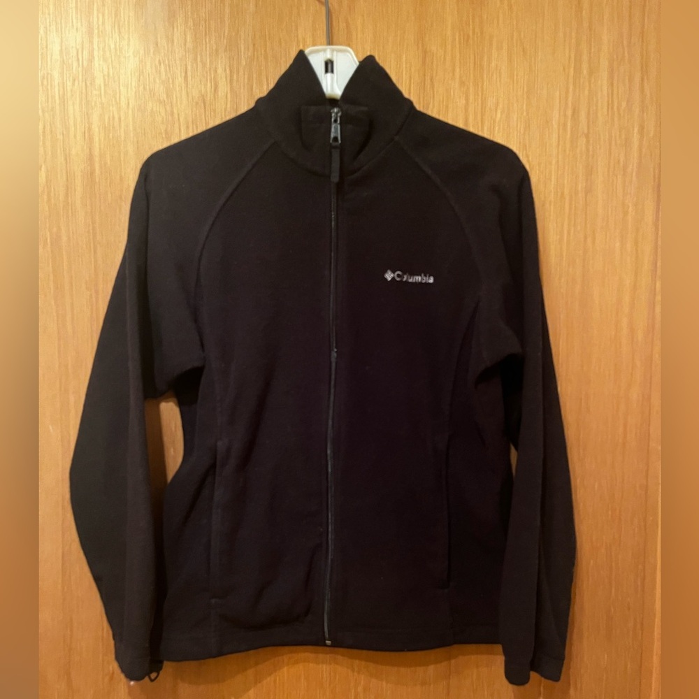 COLUMBIA full zip fleece jacket, Black SMALL